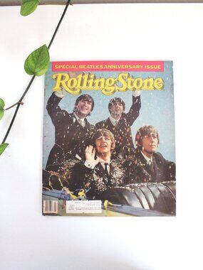 Rolling Stone Magazine Special Beatles Anniversary Issue Vintage 1984 Rare Colle